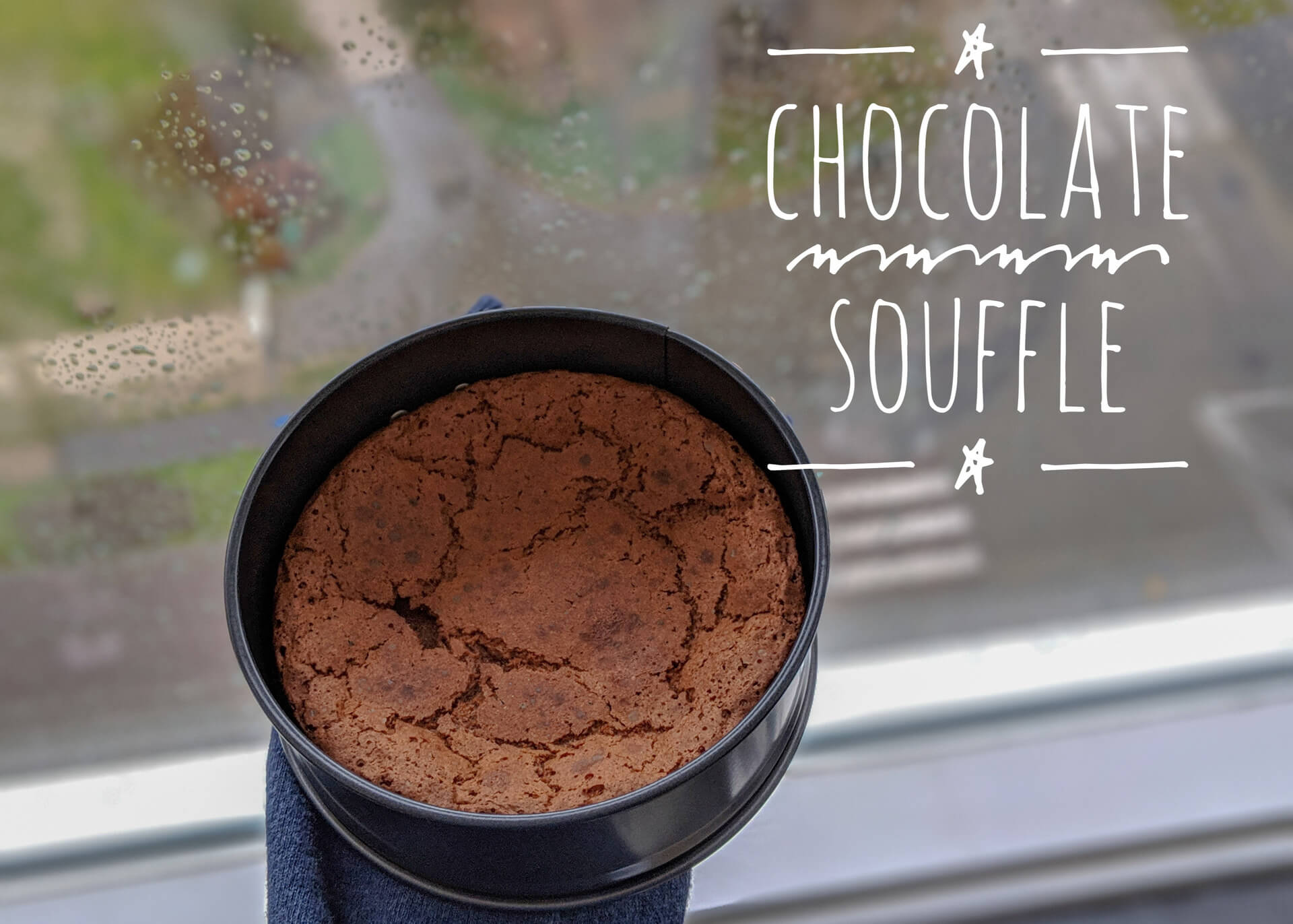 2 ingredient chocolate souffle